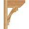 Ekena Millwork Merced Slat Rough Sawn Outlooker, Western Red Cedar, 6"W x 12"D x 16"H OUT06X12X16MRC06RWR - alternate 3